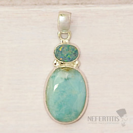 Larimar prívesok striebro Ag 925 39948