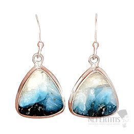 Glacierite earrings silver Ag 925 E4