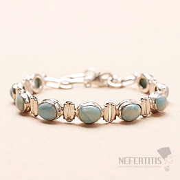 Larimar náramek stříbro Ag 925 LOT4