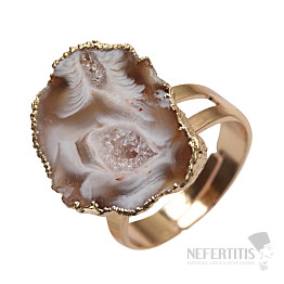 Agate Witch Ring Ring of Intention No. 4