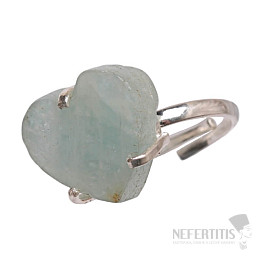 Be Beautiful Aquamarin Herzring 40