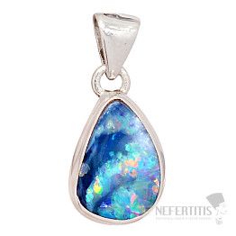 Opal Australian pendant silver Ag 925 P40