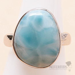 Larimar prsteň striebro Ag 925 LOT402