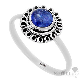 Kyanit modrý prsteň striebro Ag 925 40768