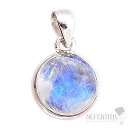 Mondstein Regenbogen Anhänger Silber Ag 925 40947