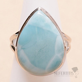 Larimar prsteň striebro Ag 925 LOT410