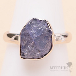 Tanzanite raw ring silver Ag 925 LOT412