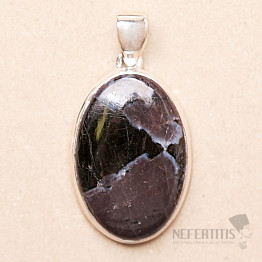 Merlinite pendant silver Ag 925 P413