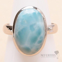 Larimar prsteň striebro Ag 925 LOT414