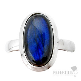 Labradorit-Regenbogenring Silber Ag 925 41406