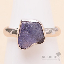 Tanzanite raw ring silver Ag 925 LOT415