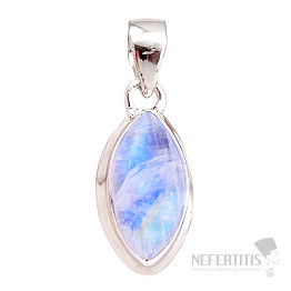 Mondstein Regenbogen Anhänger Silber Ag 925 41649