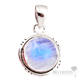 Mondstein Regenbogen Anhänger Silber Ag 925 41650