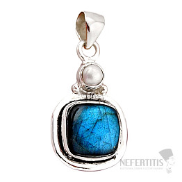 Labradorit prívesok striebro Ag 925 41675