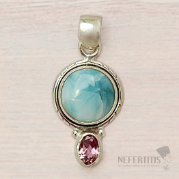 Larimar přívěsek stříbro Ag 925 41719
