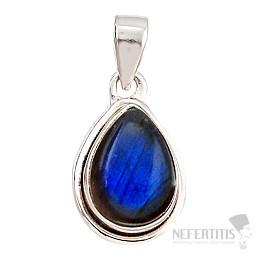 Labradorit prívesok striebro Ag 925 41819