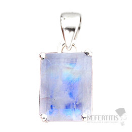 Mondstein Regenbogen Anhänger Silber Ag 925 41919