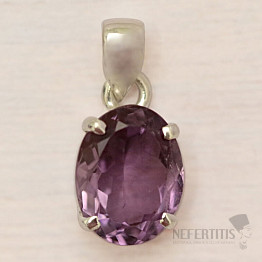 Amethyst pendant silver Ag 925 42593
