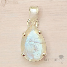 Moonstone rainbow pendant silver Ag 925 42600