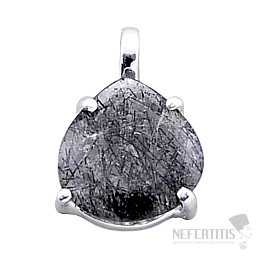 Turmalin in Kristall Anhänger Silber Ag 925 43559