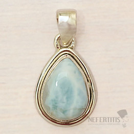 Larimar pendant silver Ag 925 43717