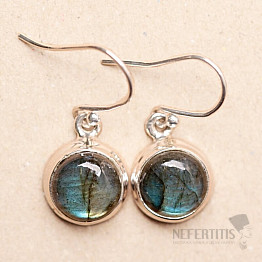 Labradorite earrings silver Ag 925 44246