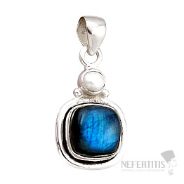 Labradorit prívesok striebro Ag 925 44775