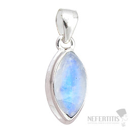 Mondstein Regenbogen Anhänger Silber Ag 925 44853