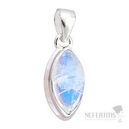 Mondstein Regenbogen Anhänger Silber Ag 925 44857