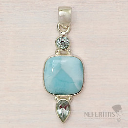 Larimar pendant silver Ag 925 45421
