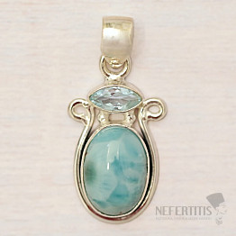 Larimar-Anhänger Silber Ag 925 45426