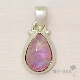 Moonstone pink pendant silver Ag 925 45711