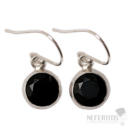 Onyx náušnice stříbro Ag 925 E464