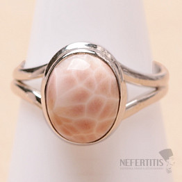 Natrolite ring silver Ag 925 R47