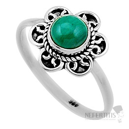 Malachite ring silver Ag 925 47233