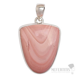 Anhänger mit rosa Opal, Silber Ag 925 P475
