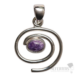 Designový přívěsek s čaroitem stříbro Ag 925 P480