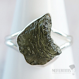 Moldavite silver ring Ag 925 R480