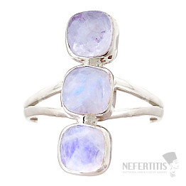 Mondstein-Regenbogenring Silber Ag 925 48377