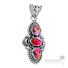 Spiny oyster shell pendant silver Ag 925 49295