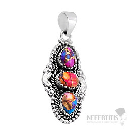 Spiny oyster conch pendant silver Ag 925 49350