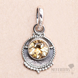 Anhänger mit Citrinschliff, Silber Ag 925 MIX5
