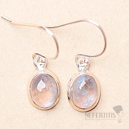 Rainbow moonstone earrings silver Ag 925 LOT5