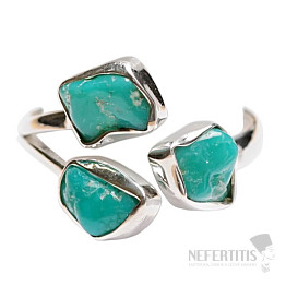 Tyrkys Kingman prsten stříbro Ag 925 LOT5