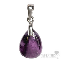 Ametyst trapiche přívěsek stříbro Ag 925 č. 5