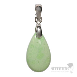 Chryzopras Lemon přívěsek stříbro Ag 925 č. 5
