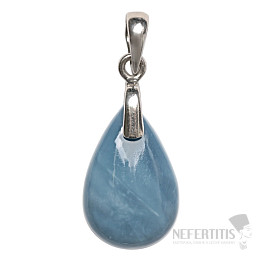 Blue opal pendant silver Ag 925 no. 5