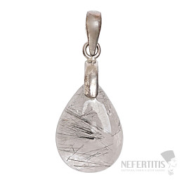 Tourmaline in crystal pendant silver Ag 925 no. 5