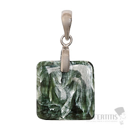 Seraphinite rhodium-plated pendant silver Ag 925 no. 5