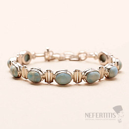 Larimar náramek stříbro Ag 925 LOT5